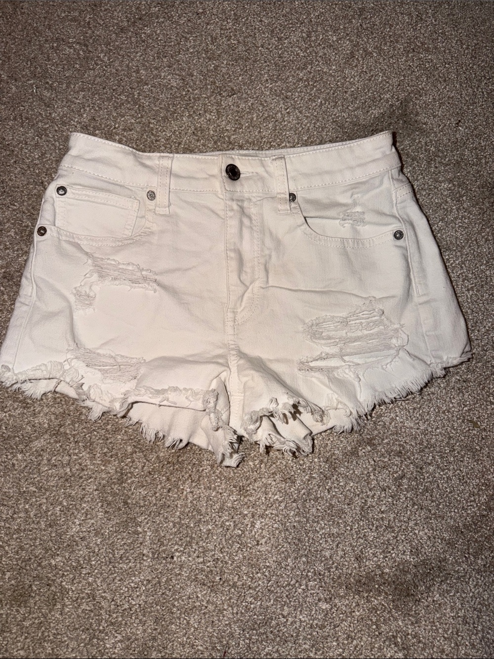 American eagle White Denim Women's Shorts